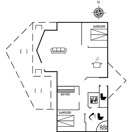Tashina - 200m From The Sea By Interhome